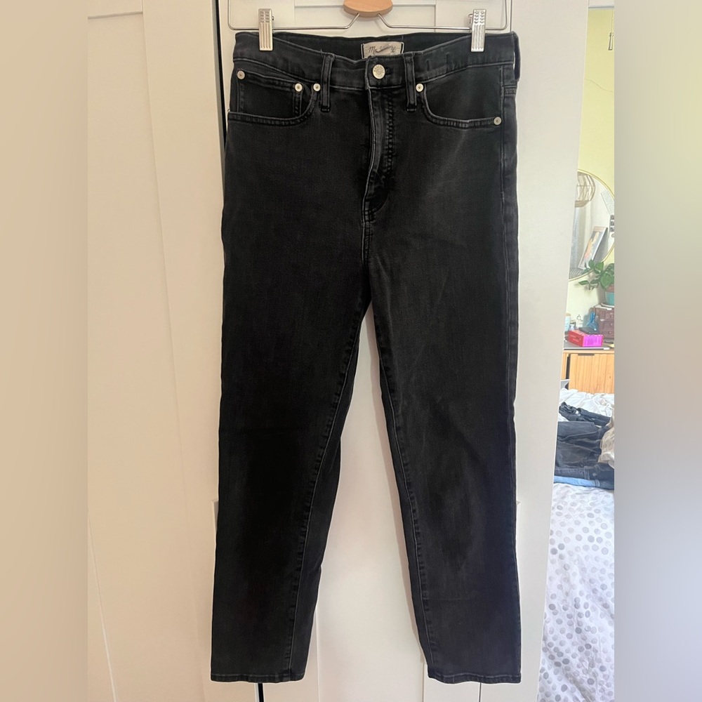 Black Madewell Straight Jean size 28 tall